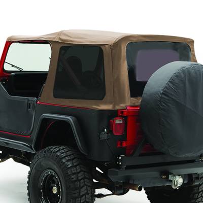 Smittybilt - Smittybilt 9870217 Replacement Soft Top Denim Spice for 87-95 Jeep Wrangler YJ