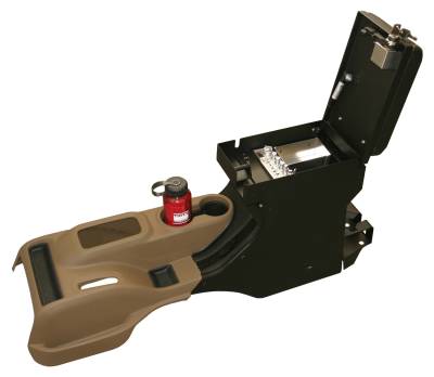 Tuffy Security Products - Tuffy Security 274-01 Rear Half Security Console for 11-18 Jeep Wrangler JK