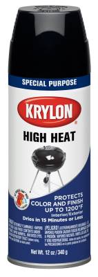 Krylon - Krylon 1618 BBQ Stove & Propane Paint High Heat Spray Paint