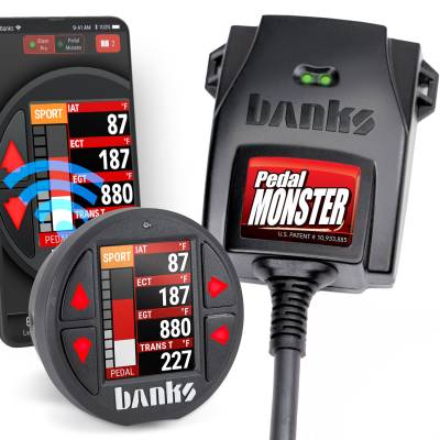 Banks Power - Banks Power 64322-CP PedalMonster Throttle Booster w/iDash Pro 07.5-19 Duramax