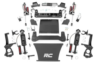 Rough Country Suspension Systems - Rough Country 4" Suspension Lift Kit 19-24 AT4/Trailboss 1500 Gas 27550