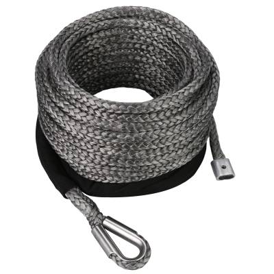Bulldog Winch - Bulldog Winch 20323 Synthetic Winch Rope 10x90 Ft 12k-22k BS
