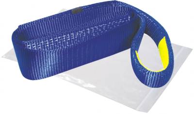 Bulldog Winch - Bulldog Winch 20033 Tree Saver Strap 3" x 6 Foot 30000 LB BS Polyester Blue