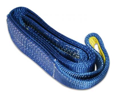 Bulldog Winch - Bulldog Winch 20015 Tree Saver Strap 3" x 10 Foot 30 000 LBS BS Polyester Blue