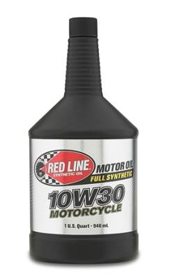 Red Line Oil - Red Line Oil 42304 10W30 Motorcycle Oil Synthetic 1-Quart