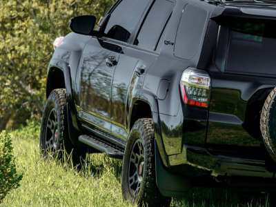 Cali Raised LED - Cali Raised CR2892 Rock Sliders Kick Out Filler Plate for 10-21 Toyota 4Runner