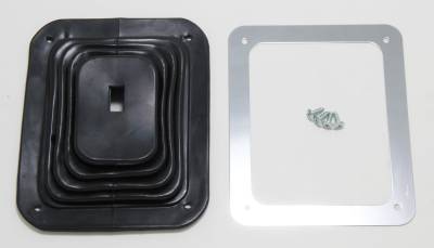 Trans-Dapt Performance - Trans-Dapt 9630 Floor Shift Boot 5.625" x 6.75" w/Chrome Frame