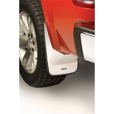 Putco - Putco 79691 Front Fitted Stainless Mud Flap Set for GMC w/o Flares