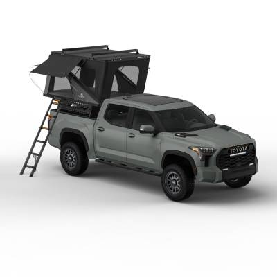 Tuff Stuff Overland - Tuff Stuff Overland TS-1-1900BLK Alpine Sixtyone Aluminum Shell Roof Top Tent