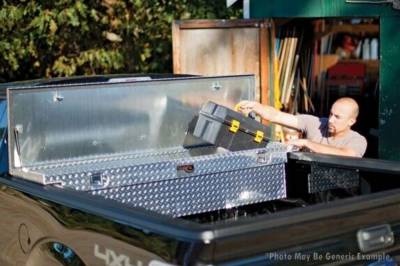 TrailFX - TrailFX 121701 Crossover Deep 69" Polished Aluminum Tool Box w/Struts & Tray