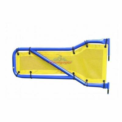 Steinjager - Steinjager Mesh Tube Door Covers Front-Yellow for Wrangler JL J0048360