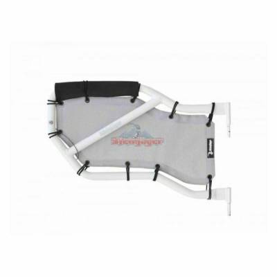 Steinjager - Steinjager Mesh Tube Door Covers Rear-Gray for Wrangler JL J0048377