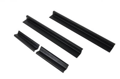 Kentrol - Kentrol 80585 Textured Black Entry Guards 4pc for 07-18 Jeep Wrangler JK 4DR