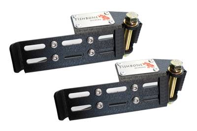 Fishbone Offroad - Fishbone Offroad FB21268 Foot Peg Set for 07+ Jeep Gladiator/Wrangler JK/JL/JT