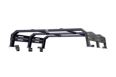 Fishbone Offroad - Fishbone Offroad FB22150 Half Height Tackle Bed Rack for 20+ Jeep Gladiator JT