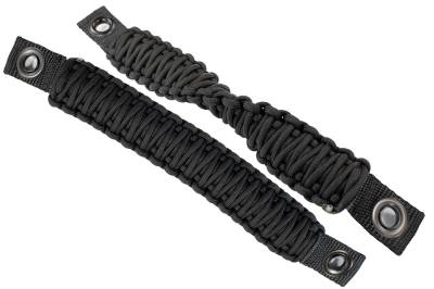Fishbone Offroad - Fishbone Offroad FB55285 Paracord Door Handles Black for 97-06 Jeep Wrangler