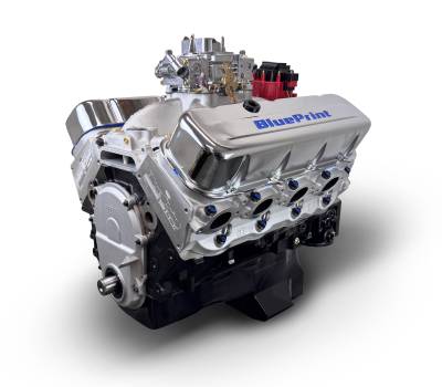 BluePrint Engines - BluePrint Engines BP4967CTC 496 CID 600HP Stroker Carb Long Block Crate Engine