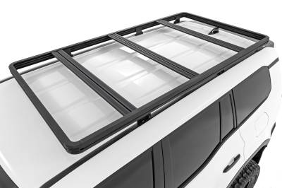 Rough Country Suspension Systems - Rough Country Fabricated Roof Rack Black for 24-25 Land Cruiser 88203
