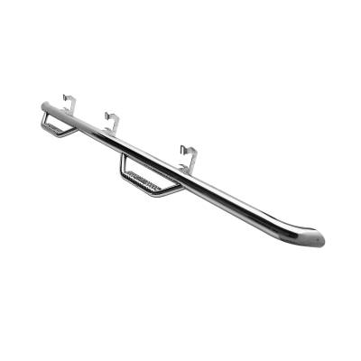 Smittybilt - Smittybilt C1489QC-SS Nerf Step Wheel-To-Wheel for 15-18 Silverado/SierraHD Crew