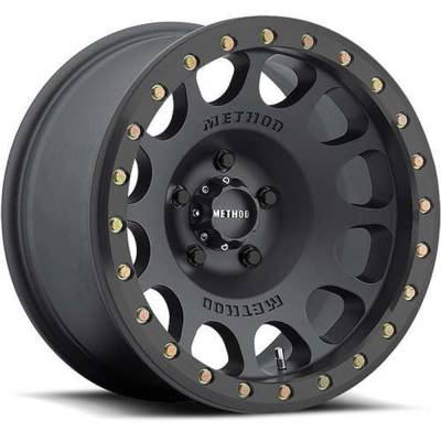 Method Race Wheels - Method Race Wheels MR105 Beadlock 17x8.5 6x5.5 0mm Matte Black MR10578560500B