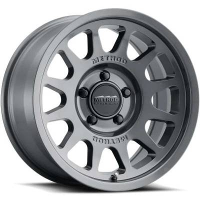 Method Race Wheels - Method Race Wheels MR703 Bead Grip 16x8 6x5.5 0mm Gloss Titanium MR70368060800