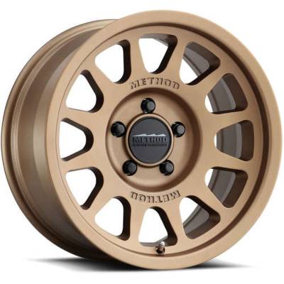 Method Race Wheels - Method Race Wheels MR70377553950 MR703 Bead Grip 17x7.5 5x130 50mm Bronze