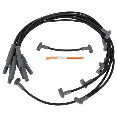 MSD - MSD Ignition 31803 Custom Black Spark Plug Wire Set for 88+ Big Block Chevy