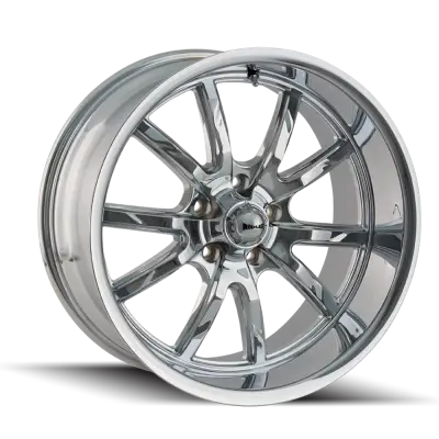 Ridler Wheels - Ridler Wheels 650 Series 18x9.5 5x5.0 0mm Chrome 650-8973C
