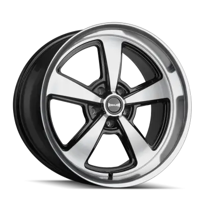 Ridler Wheels - Ridler Wheels 652-2161GBD 652 20x10 5x4.75 0mm 83.82mm Gloss Black/Cut Face/Lip