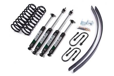Zone Offroad - Zone Offroad 3" Suspension Lift Kit Zone Nitro Shocks for Cherokee XJ ZONJ7N