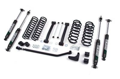 Zone Offroad - Zone Offroad ZONJ17N 4" Suspension Lift Kit Zone Nitro Shocks for Gr Cherokee