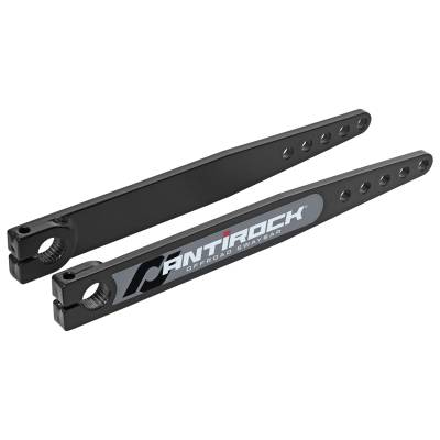 RockJock 4x4 - RockJock RJ-202007-101 Antirock Steel Sway Bar Arms 17" Long OAL 15.195" Pair
