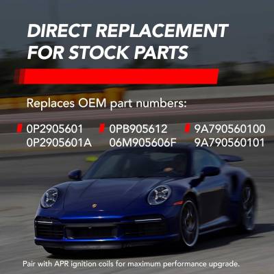 APR - APR Z1004081 Spark Plug for Audi Bentley Lamborghini Porsche 2.9 3.0 4.0