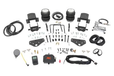 Rough Country Suspension Systems - Rough Country 10038AWC Rear Air Spring Kit Compressor for 23-25 Ford Super Duty