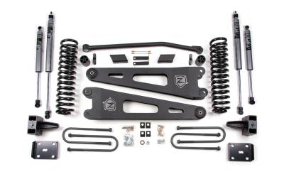 Zone Offroad - Zone Offroad ZONF25F 4" Suspension Lift Kit FOX Shocks 11-12 F250/F350 SD DSL
