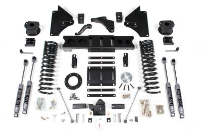 BDS Suspension - BDS Suspension BDS1627H 6"F 5"R Lift for 14-18 Ram 2500 Diesel w/Air Suspension