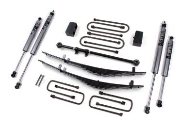 Zone Offroad - Zone Offroad ZONF11F 00-05 Ford Excursion 4" Leaf Spring Lift Kit FOX S