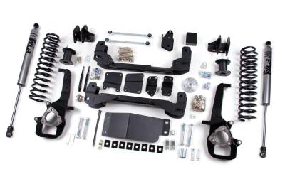 Zone Offroad - Zone Offroad ZOND43F FOX 4" Front 3" Rear Lift for 2013 RAM 1500