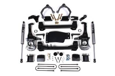Zone Offroad - Zone Offroad ZONC80F FOX 4" Lift Kit 25+ Silverado/Sierra 1500 Custom Trail Boss