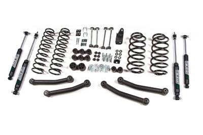 Zone Offroad - Zone Offroad ZONJ11F 4" Coil Spring FOX Lift Kit for 03-06 Jeep Wrangler TJ