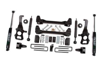 Zone Offroad - Zone Offroad ZONF80F 6" FOX Shock Lift Kit 4" Rear Block 09-13 Ford F150 2WD