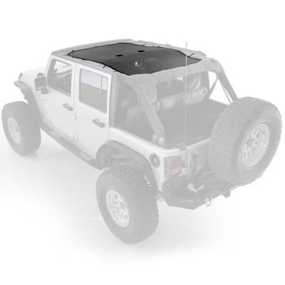 Smittybilt - Smittybilt 95500 Cloak Extended Mesh Top for 07-18 Jeep Wrangler JK 4DR