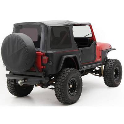 Smittybilt - Smittybilt 9870215 OEM Soft Top Replacement w/Tinted Windows Black Denim