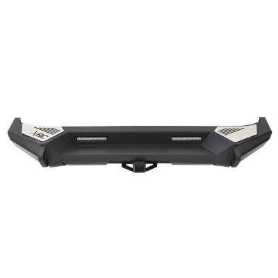 Smittybilt - Smittybilt 76858 XRC Gen2 Max Rear Bumper w/Hitch Black for 07-18 Wrangler JK