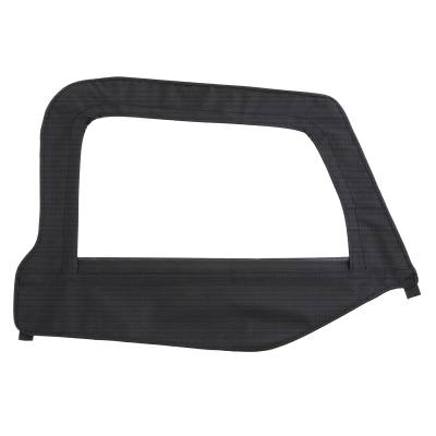 Smittybilt - Smittybilt 79535 Soft Top Door Skin w/Frame Black for 97-06 Jeep Wrangler TJ