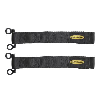 Smittybilt - Smittybilt 769401 Adjustable Door Check Straps Pair for 66-26 Jeep Wrangler Pair