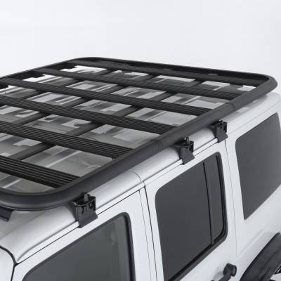 Smittybilt - Smittybilt J02 Defender Roof Rack Mounts for 18-24 Jeep Wrangler JL
