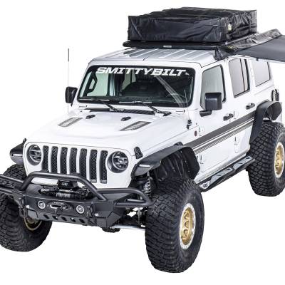 Smittybilt - Smittybilt 77837 Complete Fender Flares 4PC for 18+ Jeep Wrangler JL JLU 2/4DR
