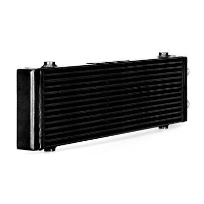 Mishimoto - Mishimoto MMOC-DP-LBK Universal Dual Pass Bar & Plate Oil Cooler Large