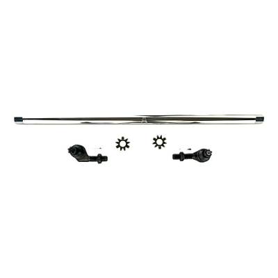 Apex Chassis - Apex Chassis KIT157 Drag Link 1 Ton Polished Aluminum No Flip for 07-18 Jeep JK